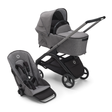 Bugaboo Dragonfly-  GRAFITO - GRIS MELANGE - GRIS MELANGE