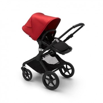 Carrito Bugaboo Fox 2 con capazo y silla capota rojo