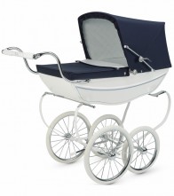 Cochecito de juguete oberon white silver cross