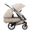 Joolz Geo 5 nuevo cochecito de bebé gemelar con una silla de paseo y gran zapazo, cesta inferior, diseño todoterreno premium con chasis robusto, ruedas grandes antipinchazos y suspensión avanzada, configuración doble para dos niños, estilo moderno y elega