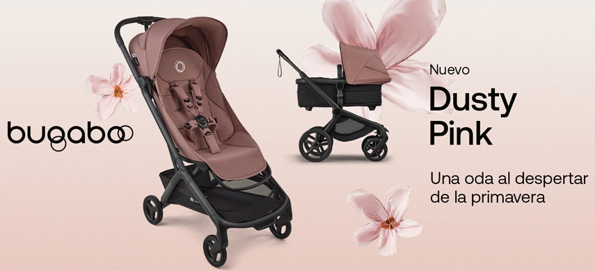 Nueva Bugaboo Dusty Pink en el parquecillo